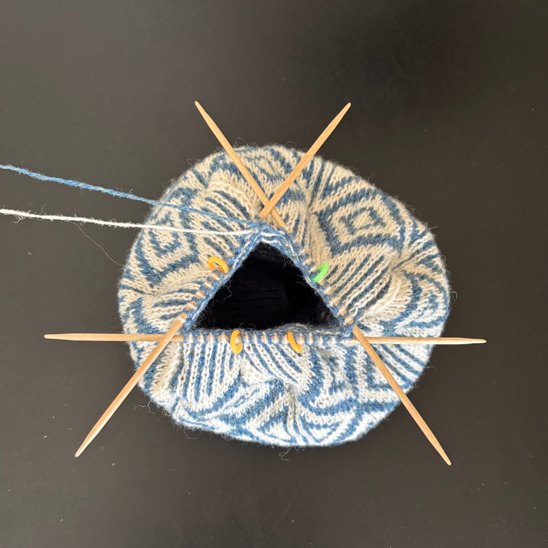 Knitting Jenny Pattern 79: Fair Isle Inspired Ski Hat