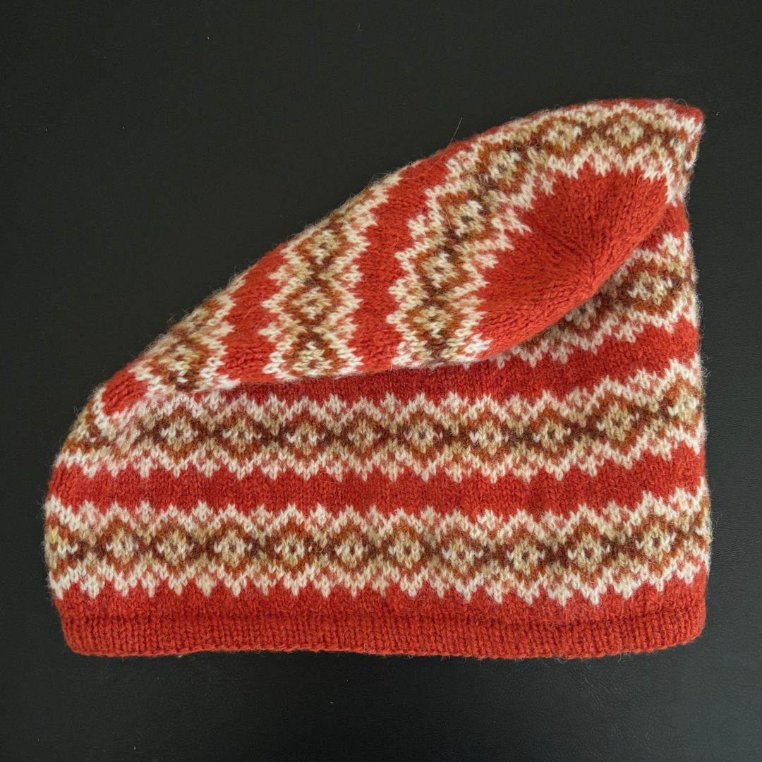 Knitting Jenny Pattern 90: Fair Isle Inspired Ski Hat