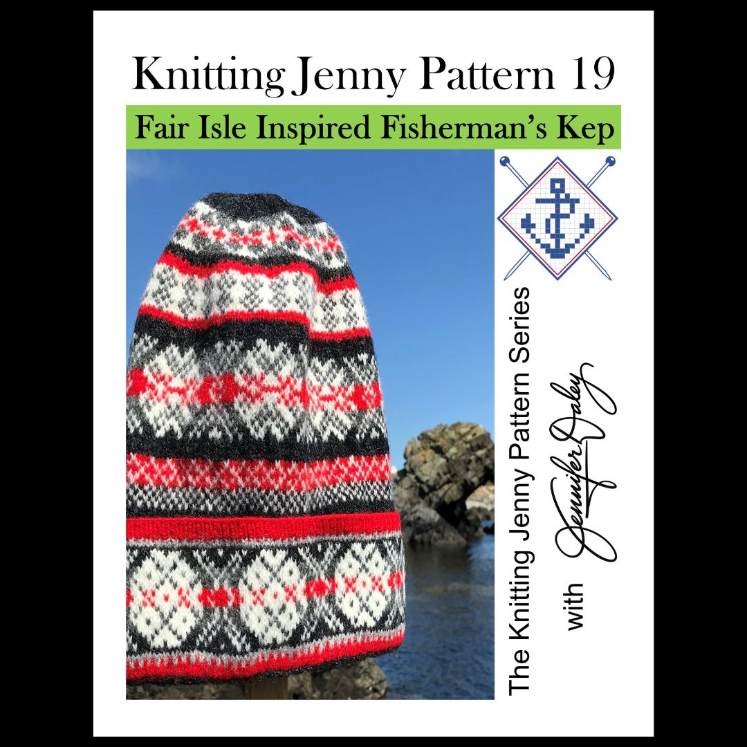 Knitting Jenny Pattern 19: Fair Isle Inspired Fisherman’s Kep
