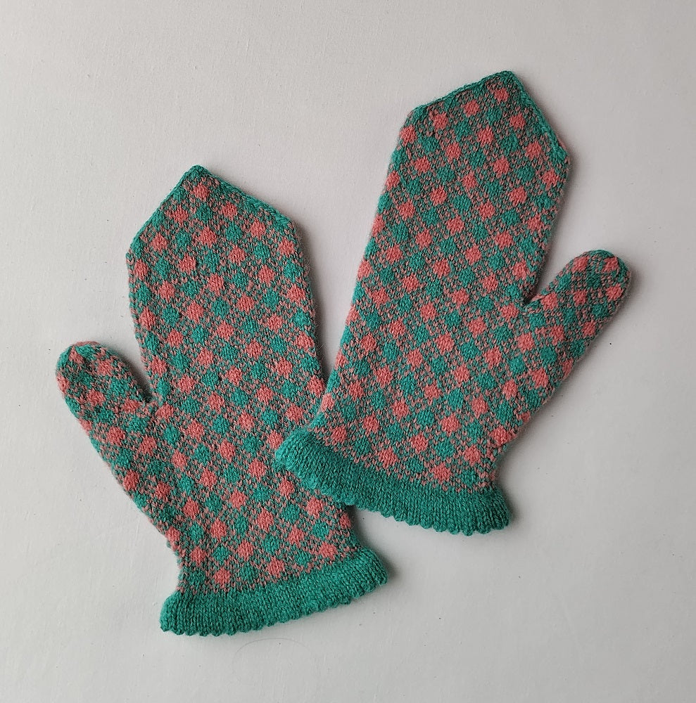 Knitting Jenny Pattern 3: Fair Isle Inspired Shetland Mittens and Design Workbook