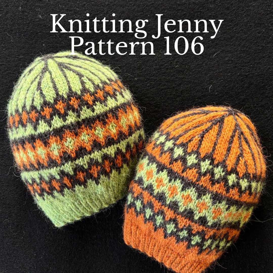 Knitting Jenny Pattern 106: Icelandic Léttlopi Wool Ski Hat