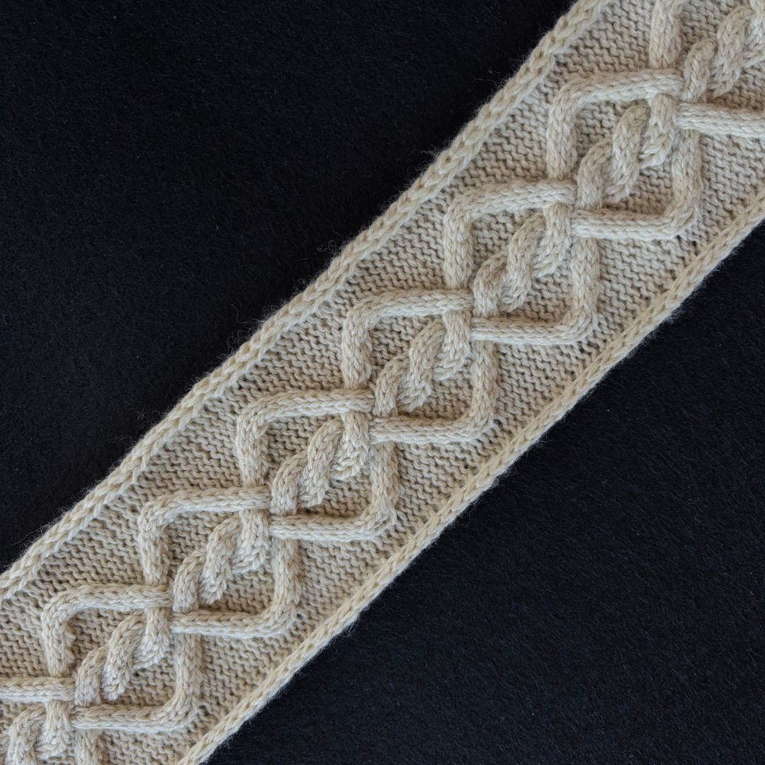 Knitting Jenny Pattern 121: Irish Aran Islands Inspired Cabled Headband