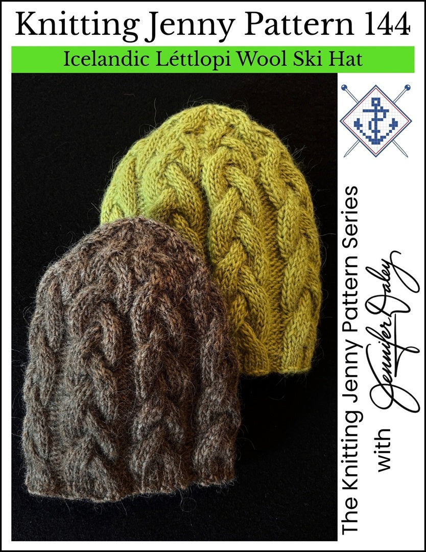 Knitting Jenny Pattern 144: Icelandic Léttlopi Wool Ski Hat