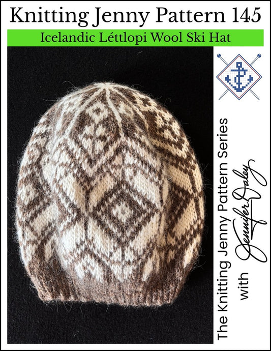 Knitting Jenny Pattern 145: Icelandic Léttlopi Wool Ski Hat