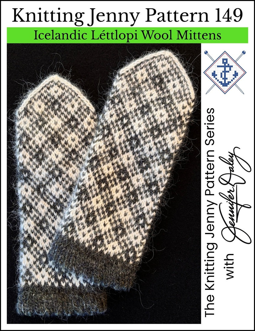 Knitting Jenny Pattern 149: Icelandic Léttlopi Wool Mittens