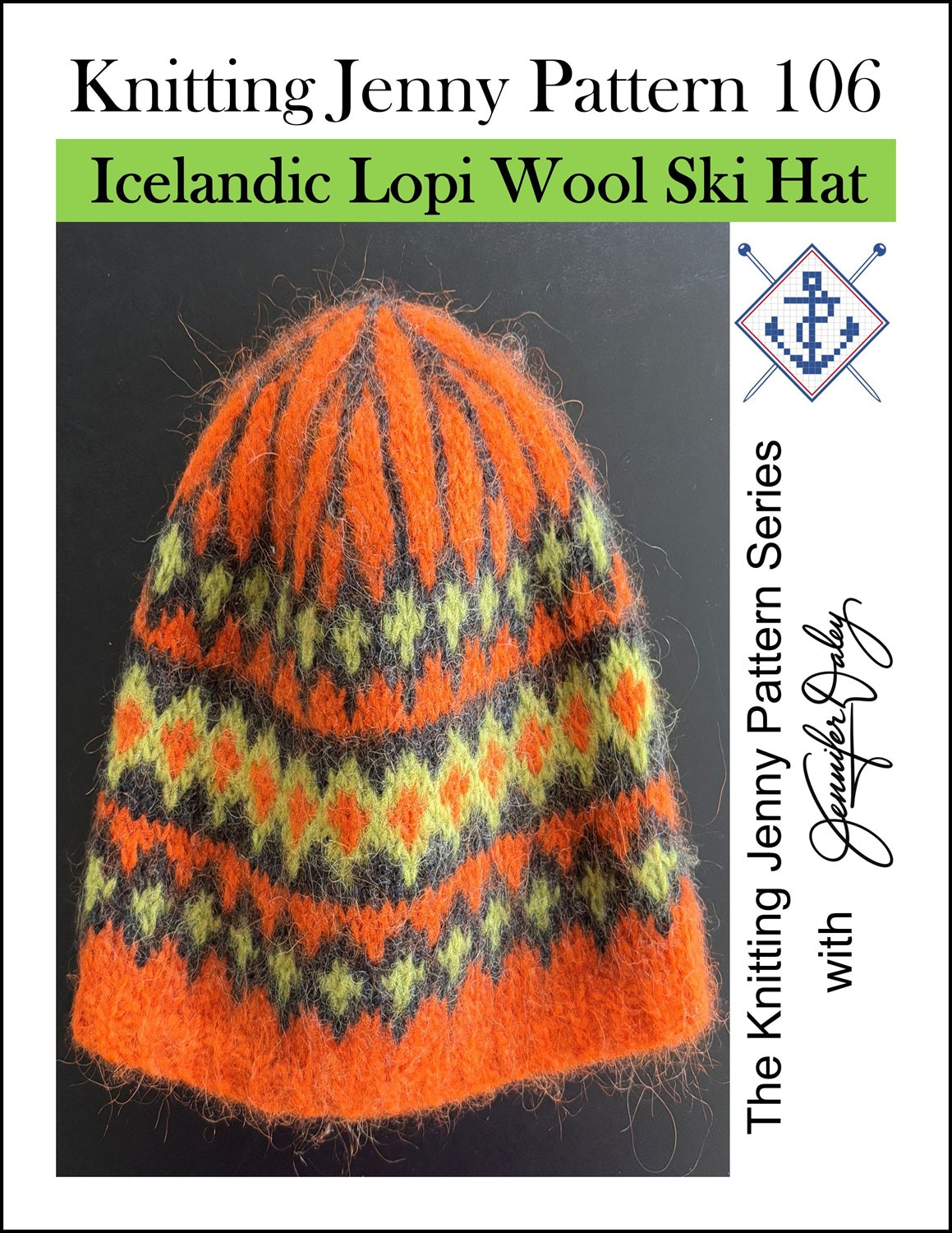 Knitting Jenny Pattern 106: Icelandic Léttlopi Wool Ski Hat