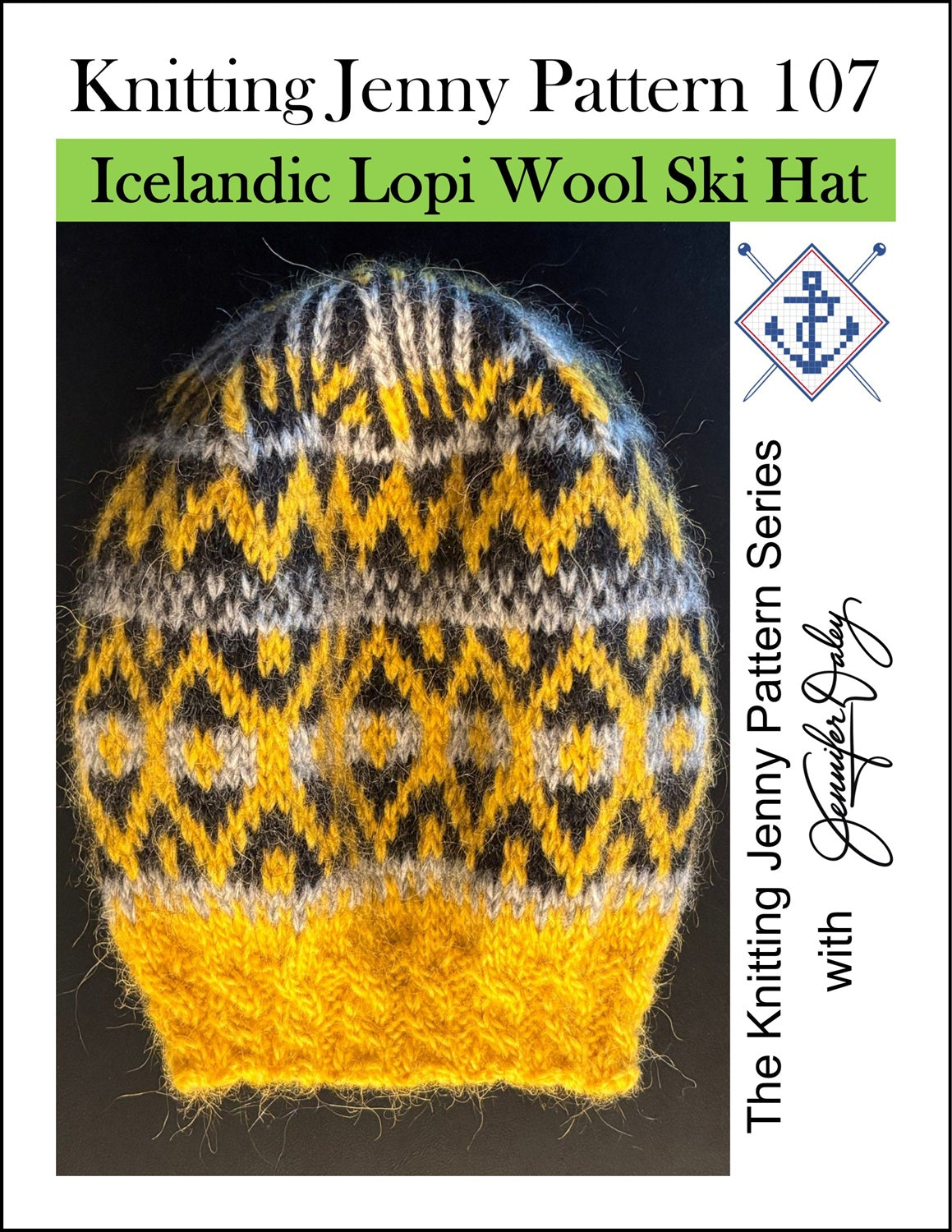Knitting Jenny Pattern 107: Icelandic Léttlopi Wool Ski Hat