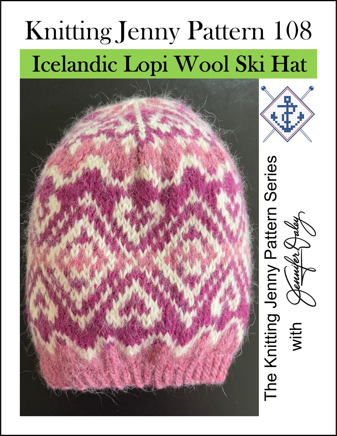 Knitting Jenny Pattern 108: Icelandic Léttlopi Wool Ski Hat