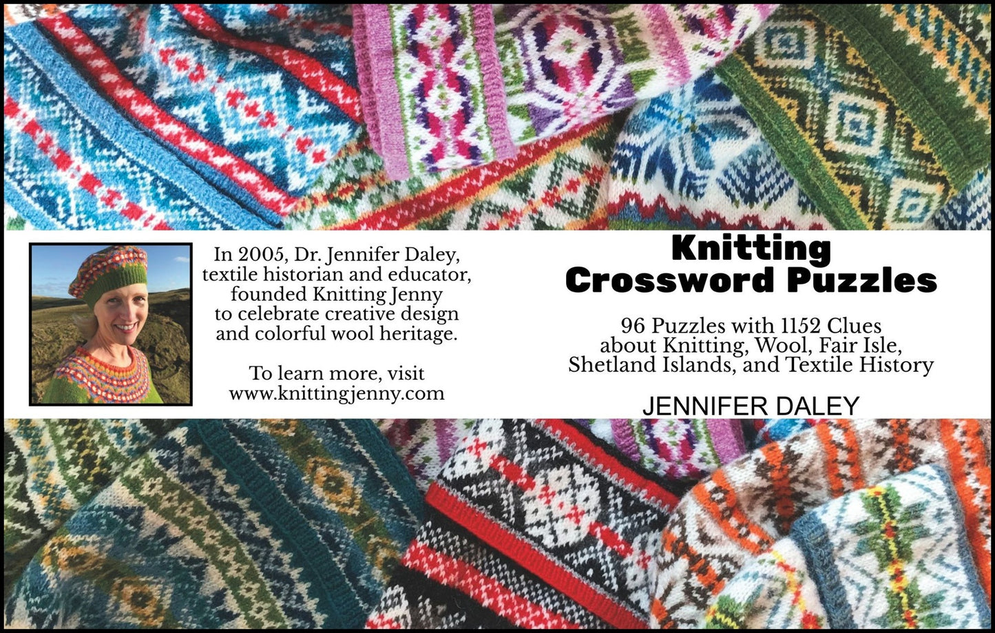 (Softback Book) Knitting Crossword Puzzles: 96 Puzzles with 1152 Clues about Knitting, Wool, Fair Isle, Shetland Islands, and Textile History