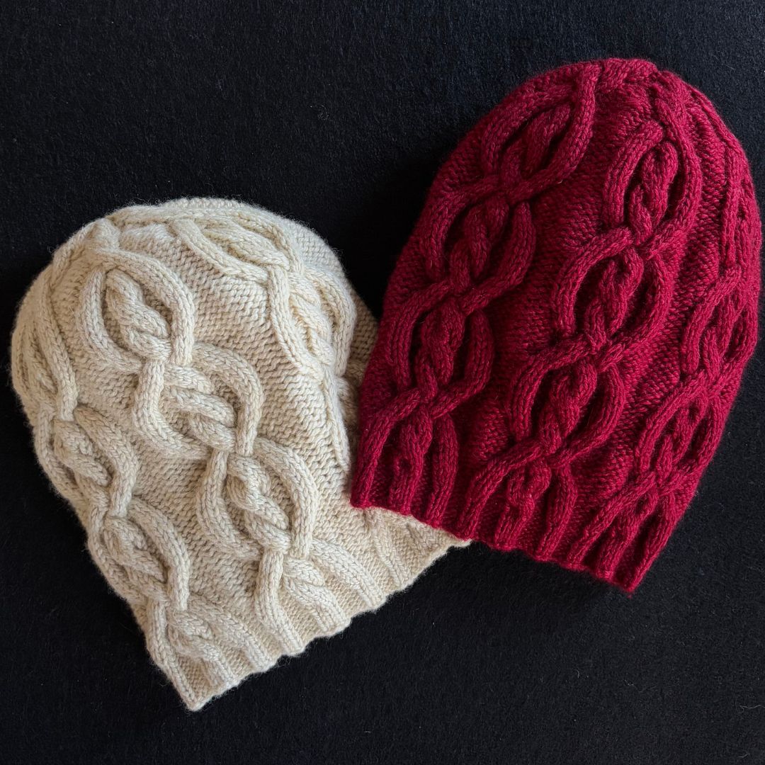 Knitting Jenny Pattern 118: Irish Aran Islands Inspired Cabled Ski Hat