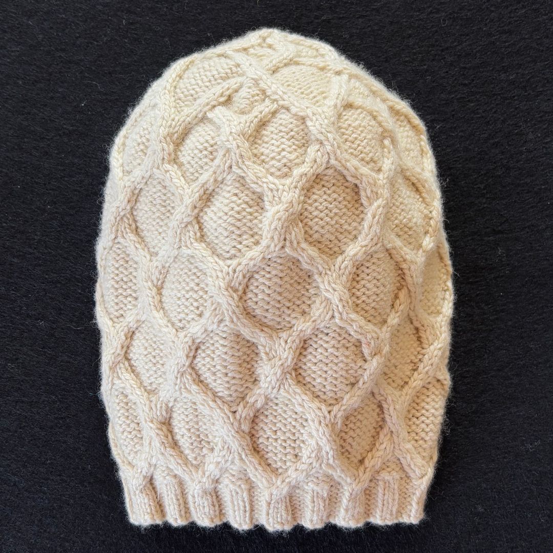 Knitting Jenny Pattern 120: Irish Aran Islands Inspired Cabled Ski Hat