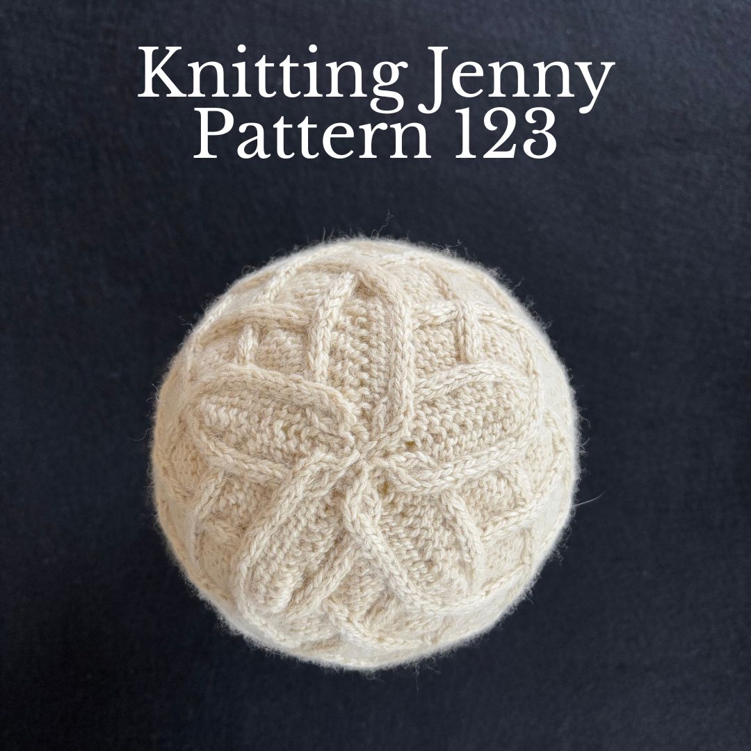 Knitting Jenny Patterns 123, 124, and 125: Irish Aran Islands Inspired Cabled Ski Hats and Jumper