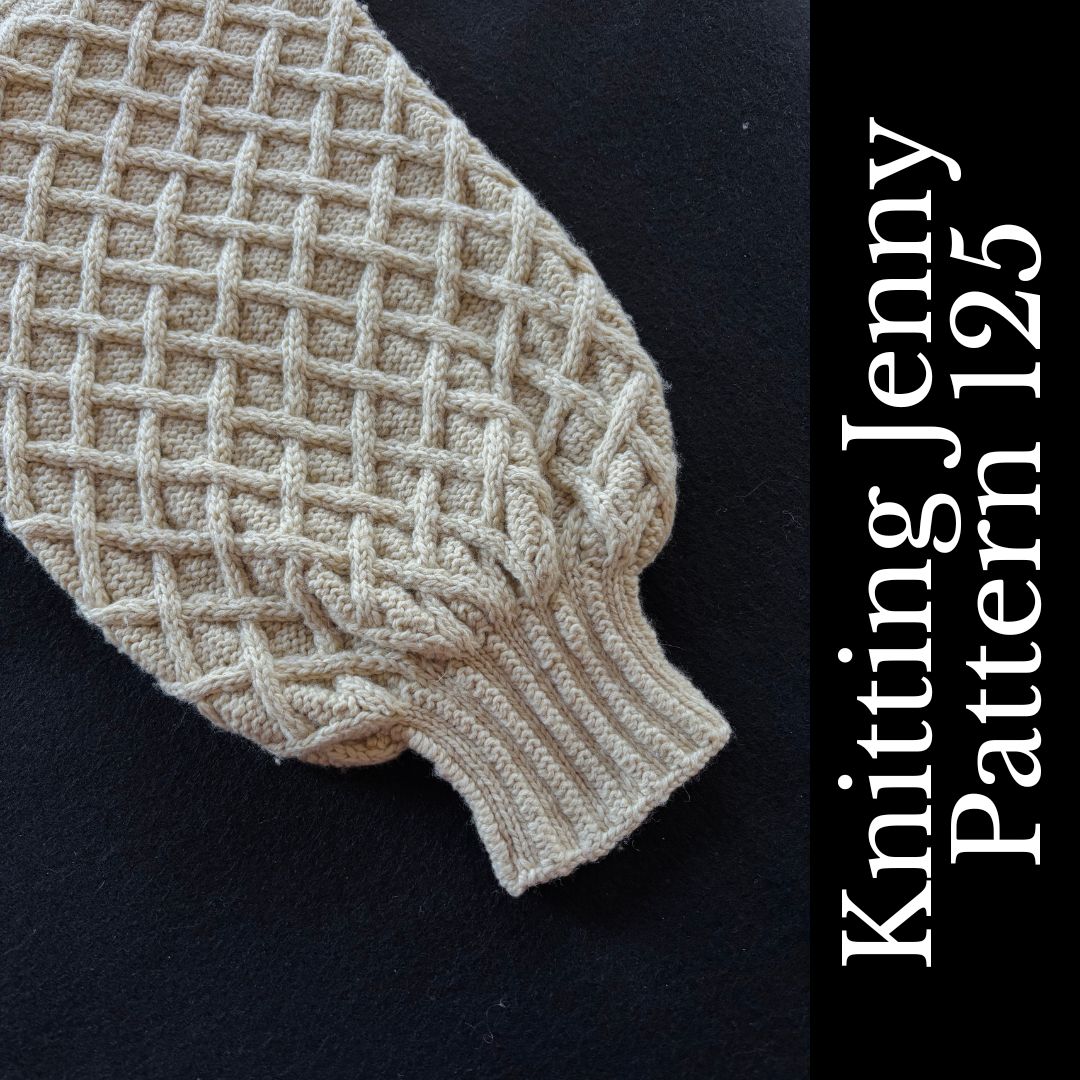 Knitting Jenny Patterns 123, 124, and 125: Irish Aran Islands Inspired Cabled Ski Hats and Jumper