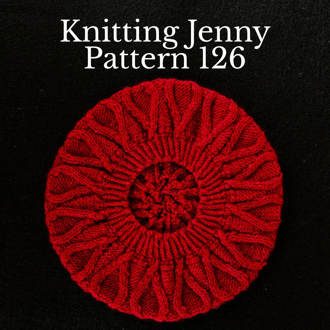 Knitting Jenny Pattern 126: Irish Aran Islands Inspired Cabled Tam o’ Shanter