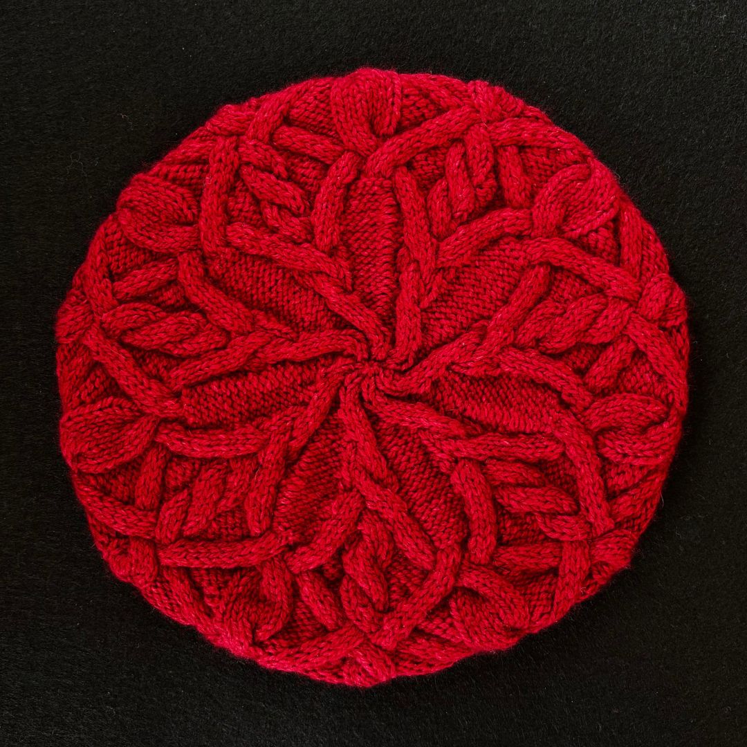 Knitting Jenny Pattern 127: Irish Aran Islands Inspired Cabled Tam o’ Shanter