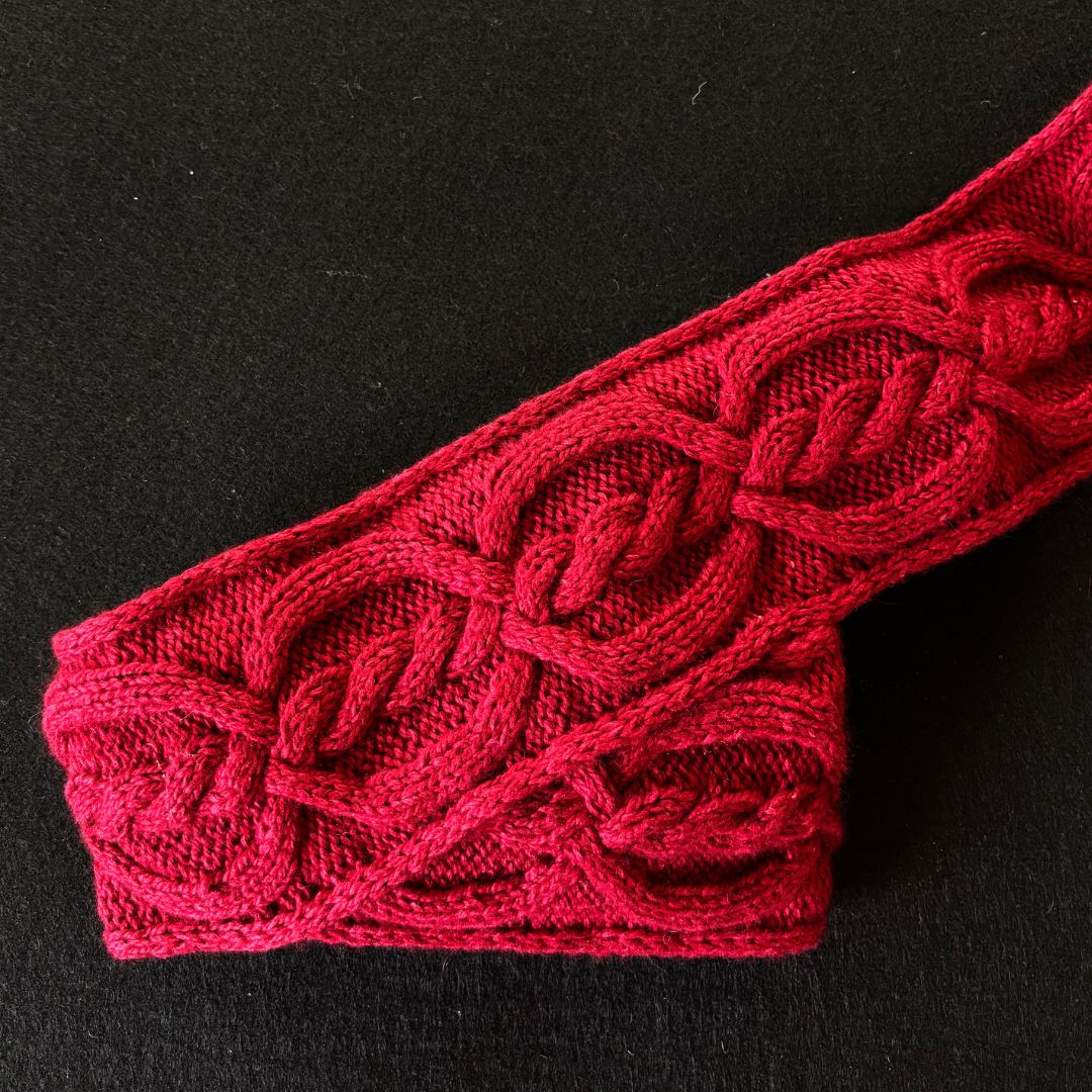 Knitting Jenny Pattern 128: Irish Aran Islands Inspired Cabled Ski Hat