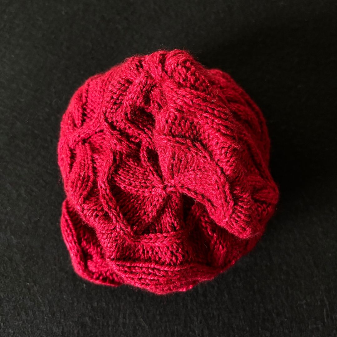 Knitting Jenny Pattern 128: Irish Aran Islands Inspired Cabled Ski Hat