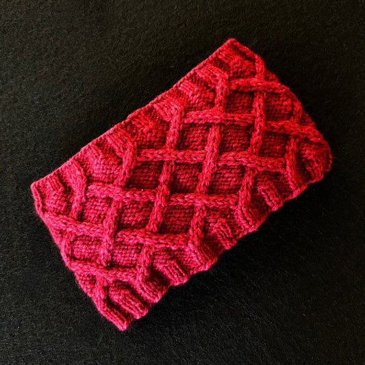 Knitting Jenny Pattern 129: Irish Aran Islands Inspired Cabled Headband