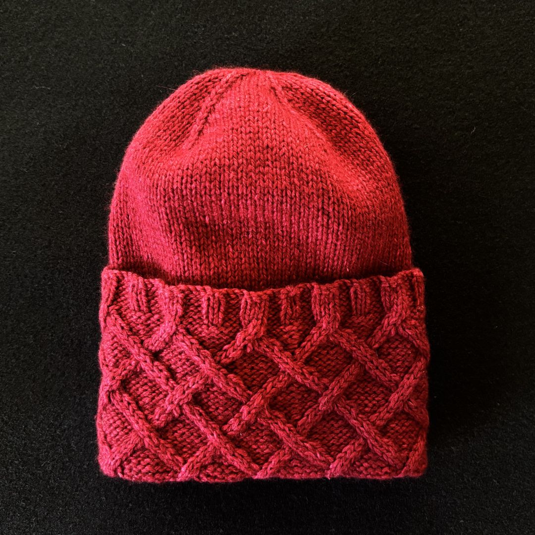 Knitting Jenny Pattern 131: Irish Aran Islands Inspired Cabled Ski Hat