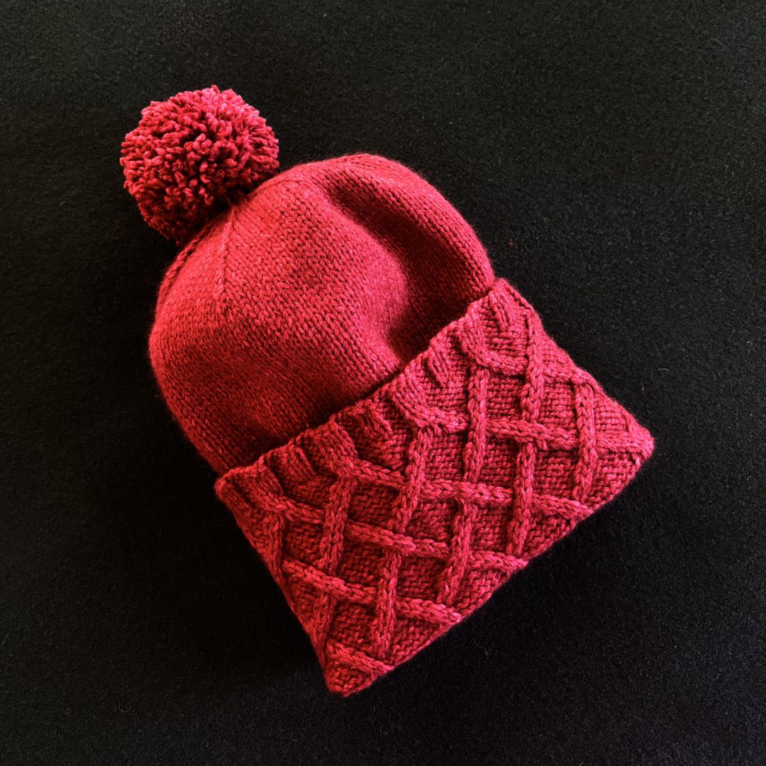 Knitting Jenny Pattern 131: Irish Aran Islands Inspired Cabled Ski Hat