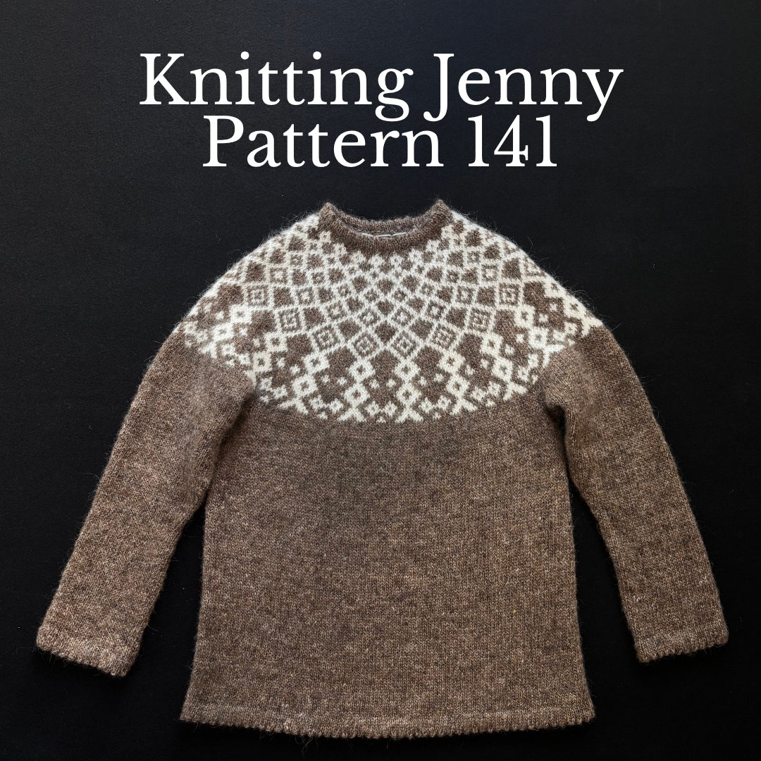 Knitting Jenny Pattern 141: Icelandic Léttlopi Wool Jumper