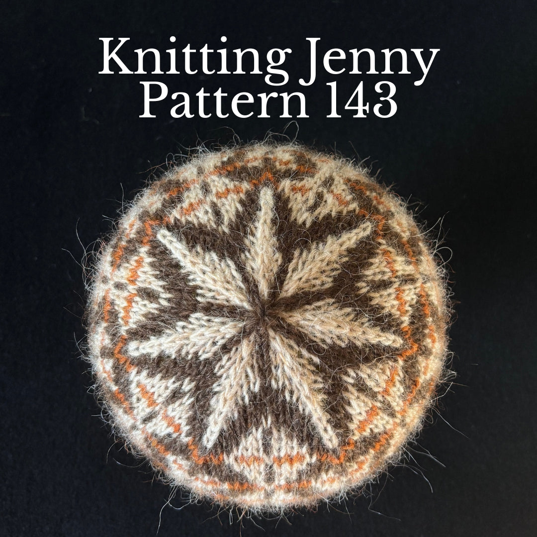 Knitting Jenny Patterns 142 and 143: Icelandic Léttlopi Wool Ski Hats