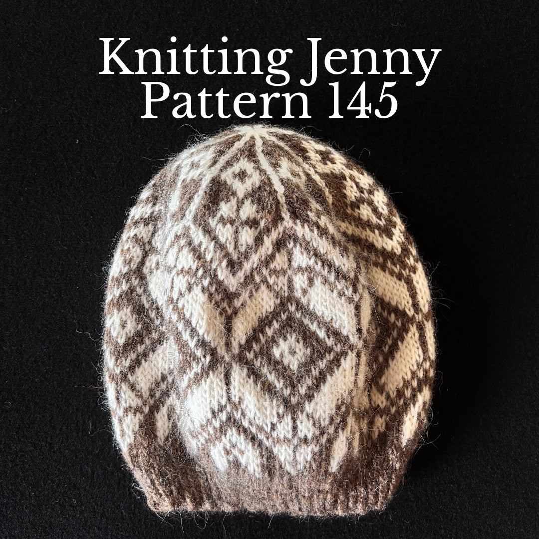 Knitting Jenny Pattern 145: Icelandic Léttlopi Wool Ski Hat