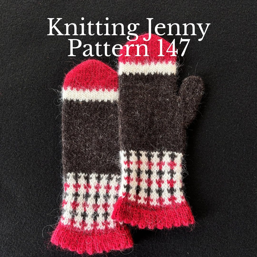 Knitting Jenny Pattern 147: Icelandic Léttlopi Wool Mittens