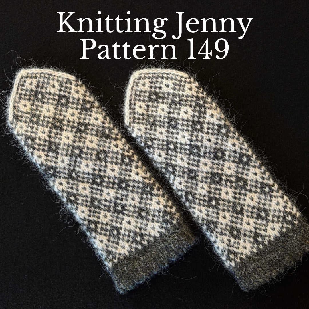 Knitting Jenny Pattern 149: Icelandic Léttlopi Wool Mittens