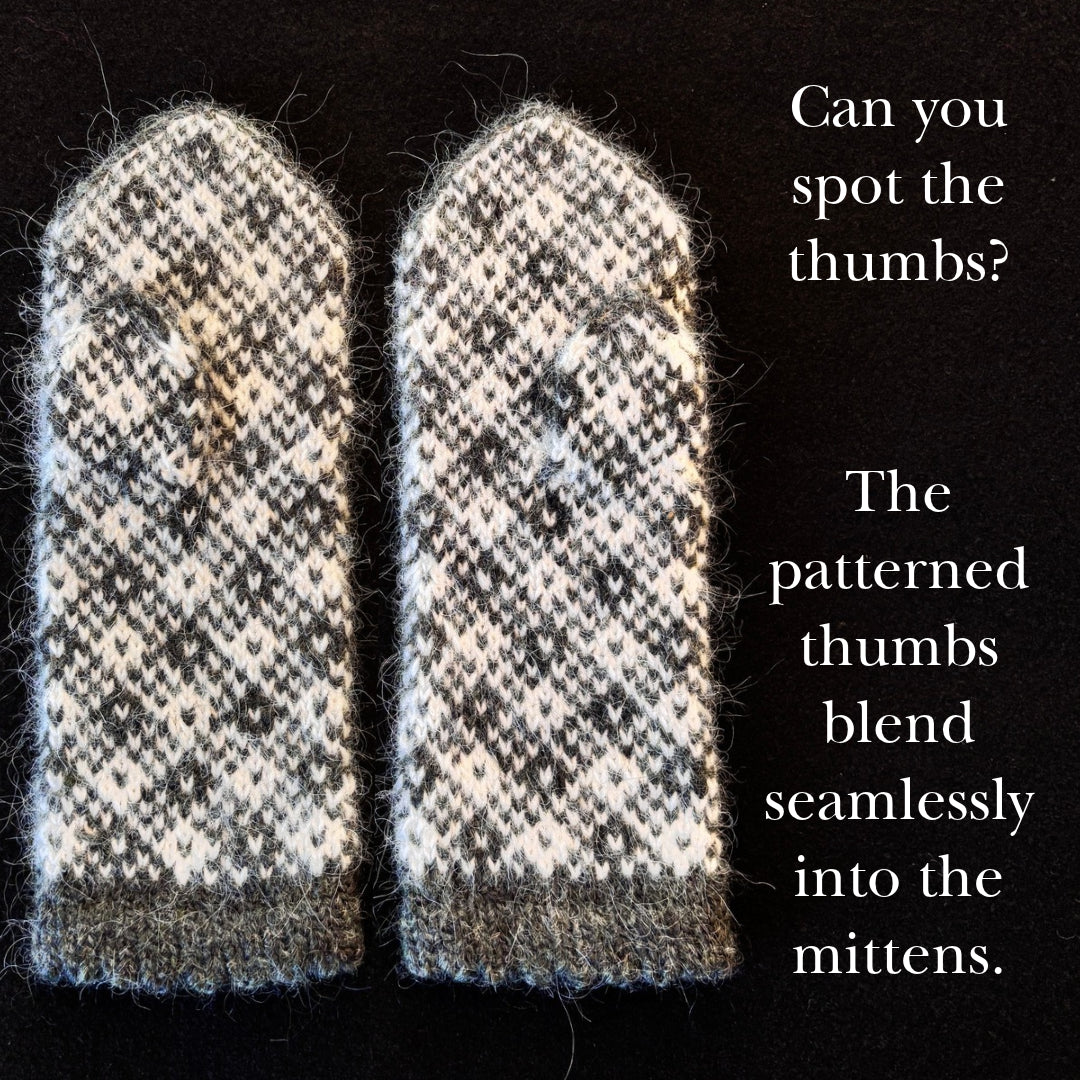 Knitting Jenny Pattern 149: Icelandic Léttlopi Wool Mittens