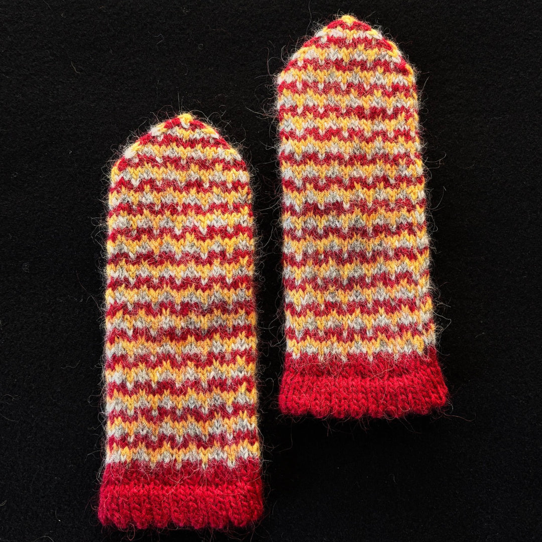 Knitting Jenny Pattern 150: Icelandic Léttlopi Wool Mittens