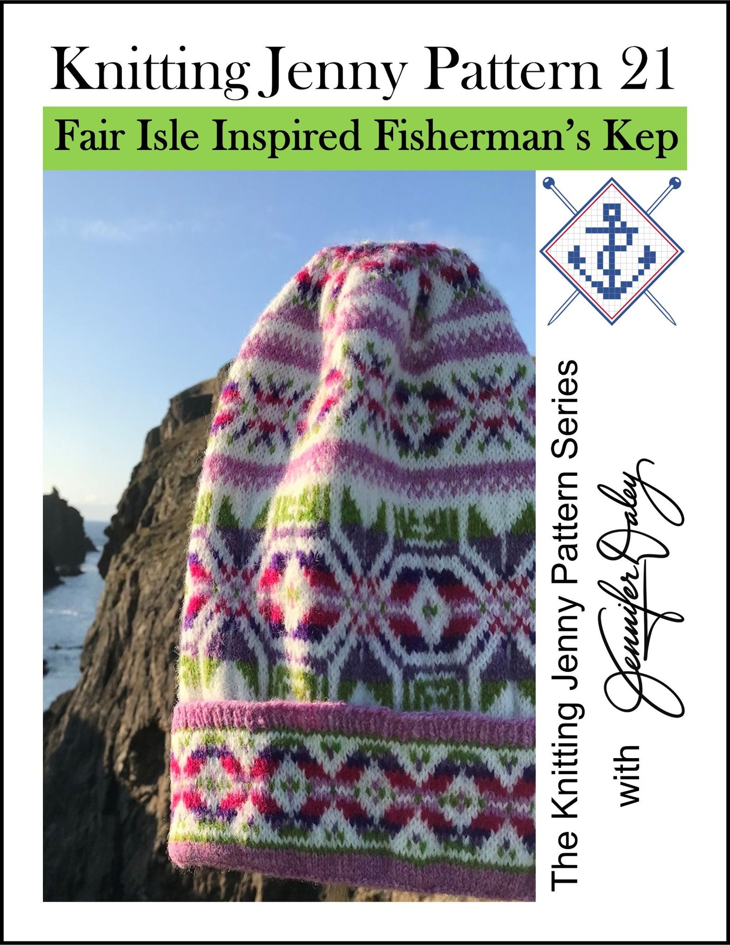 Knitting Jenny Pattern 21: Fair Isle Inspired Fisherman’s Kep