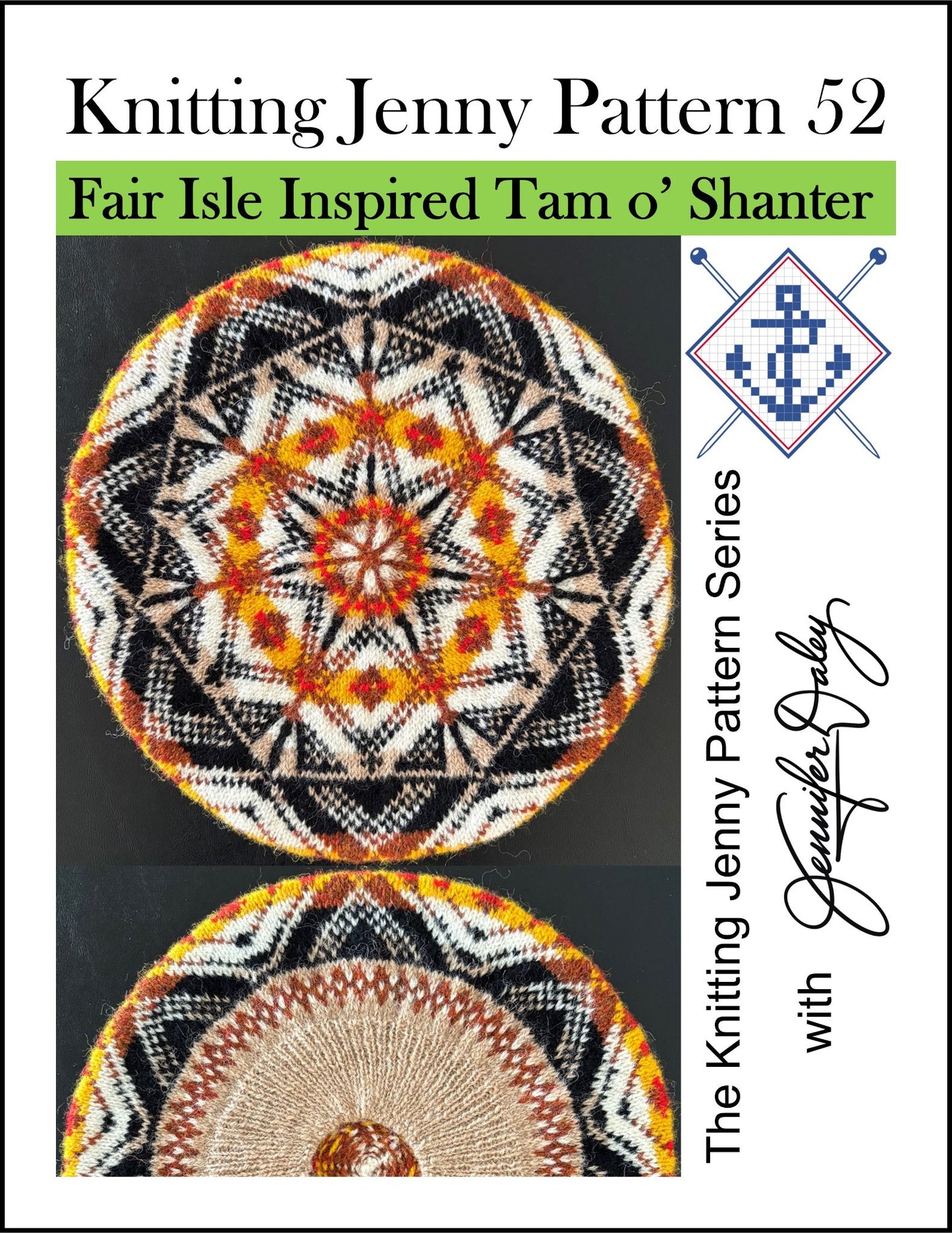 Knitting Jenny Pattern 52: Fair Isle Inspired Tam o’ Shanter