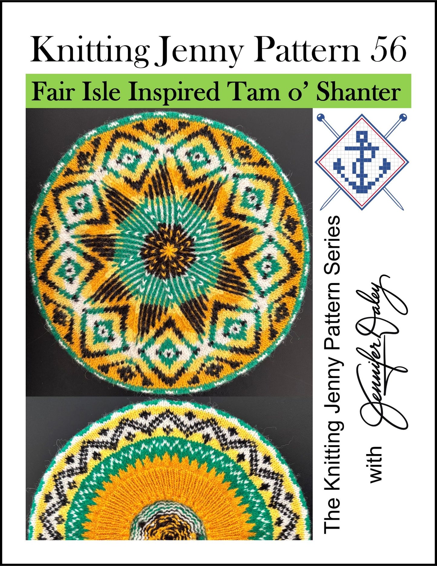 Knitting Jenny Pattern 56: Fair Isle Inspired Tam o’ Shanter