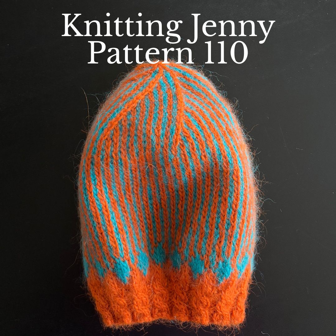 Knitting Jenny Pattern 110: Icelandic Léttlopi Wool Ski Hat