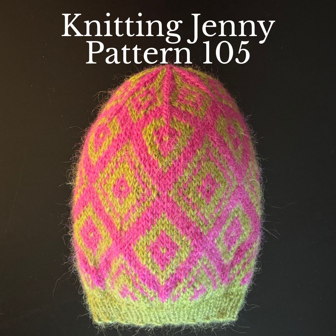 Knitting Jenny Pattern 105: Icelandic Léttlopi Wool Ski Hat