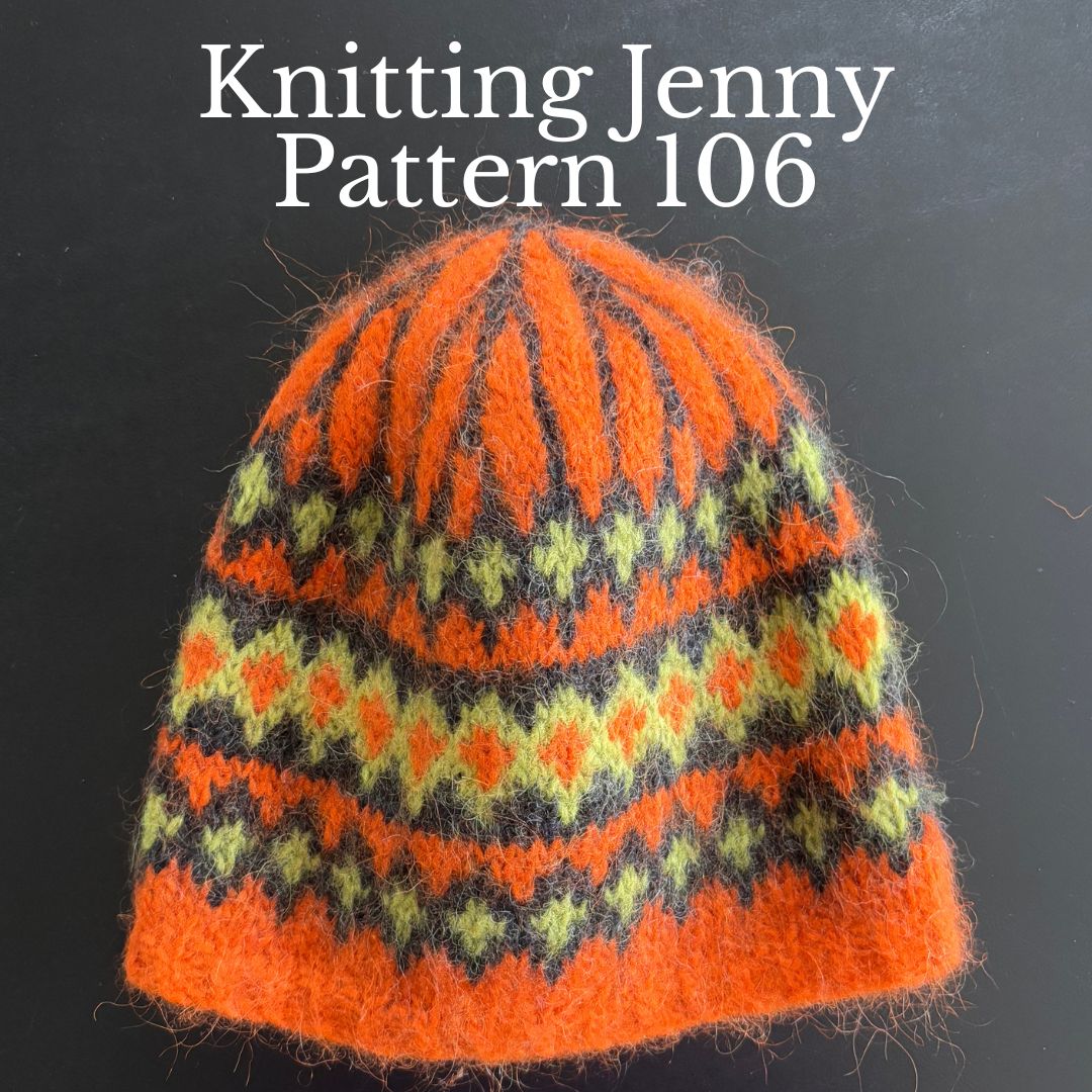 Knitting Jenny Pattern 106: Icelandic Léttlopi Wool Ski Hat