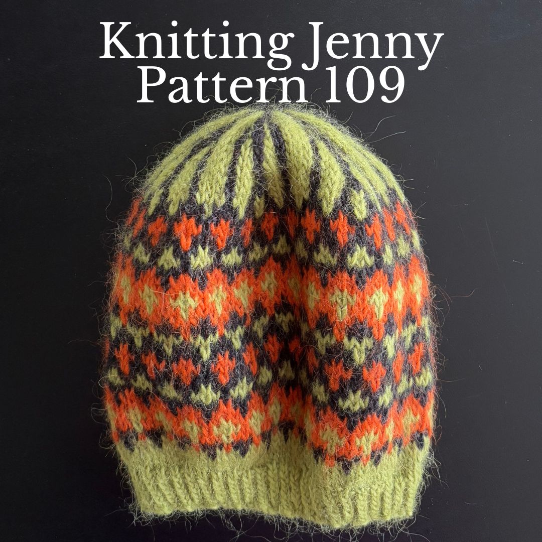 Knitting Jenny Pattern 109: Icelandic Léttlopi Wool Ski Hat