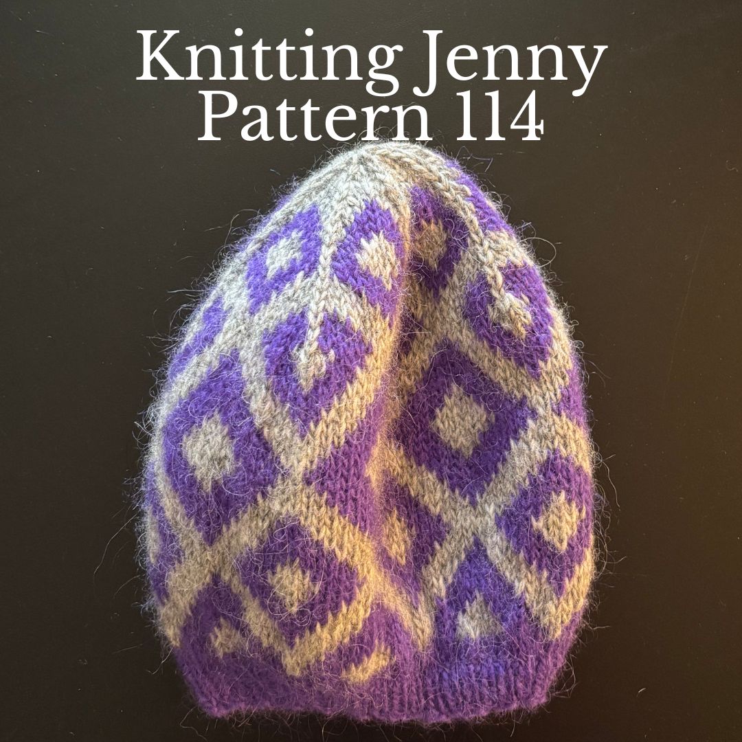 Knitting Jenny Pattern 114: Icelandic Léttlopi Wool Ski Hat