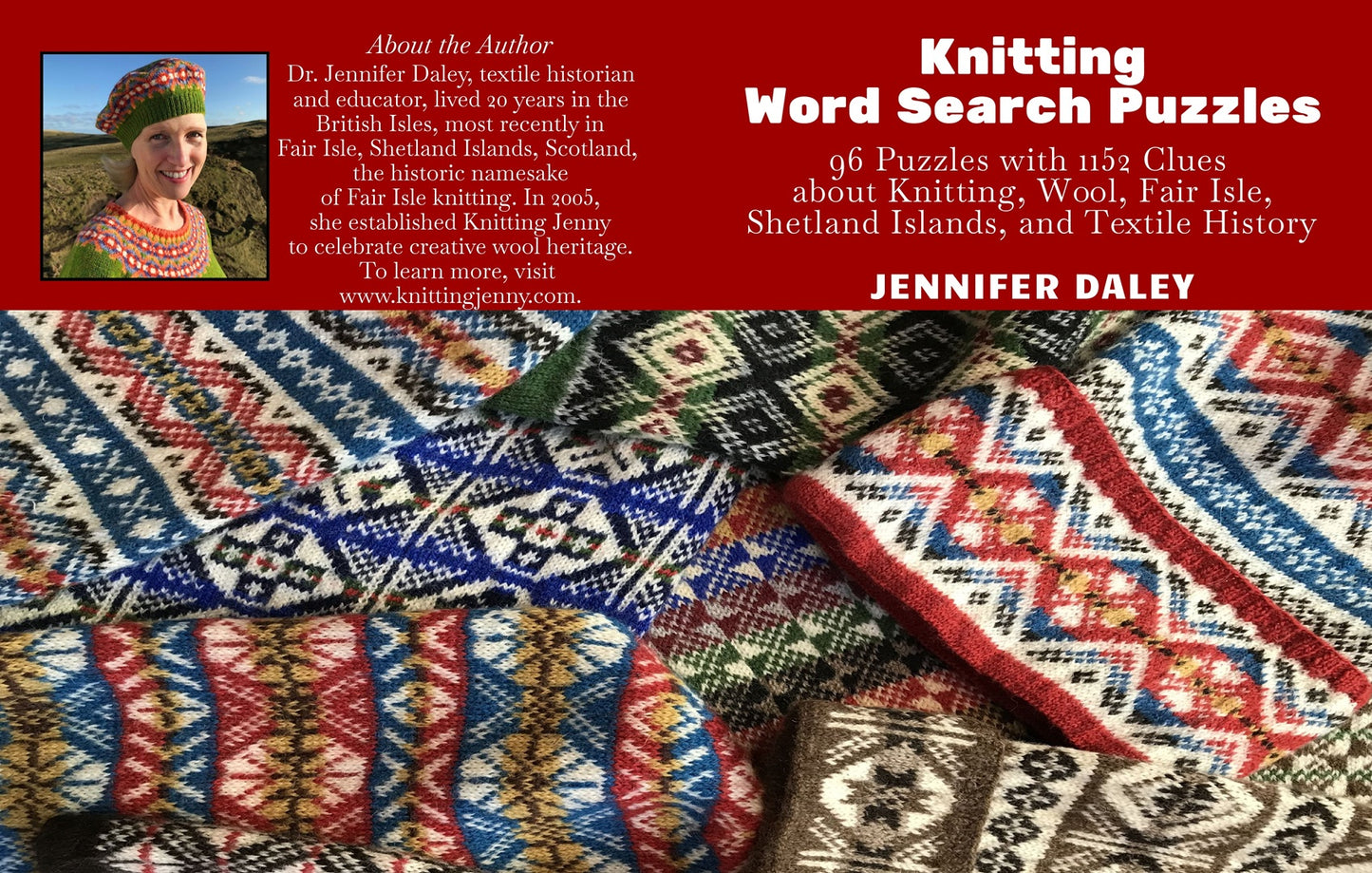 Knitting Word Search Puzzles: 96 Puzzles with 1152 Clues about Knitting, Wool, Fair Isle, Shetland Islands, and Textile History