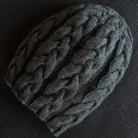 Knitting Jenny Pattern 115: Irish Aran Islands Inspired Cabled Ski Hat