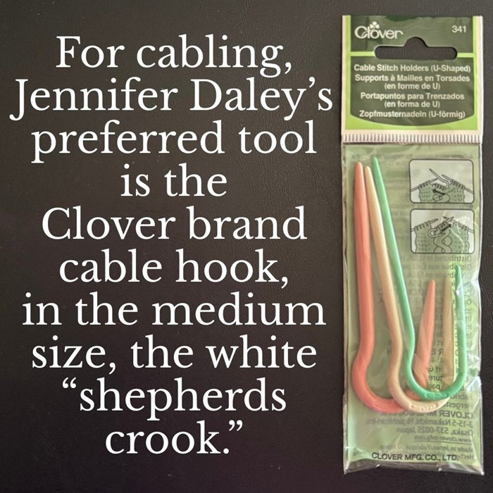 Knitting Jenny Pattern 122: Irish Aran Islands Inspired Cabled Ski Hat