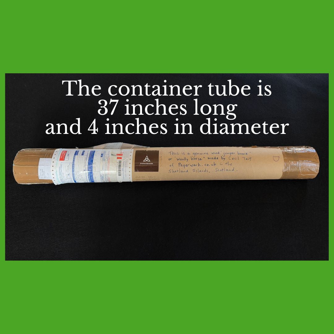 Traditional Shetland Wooden Jumper Board for Blocking Sweaters