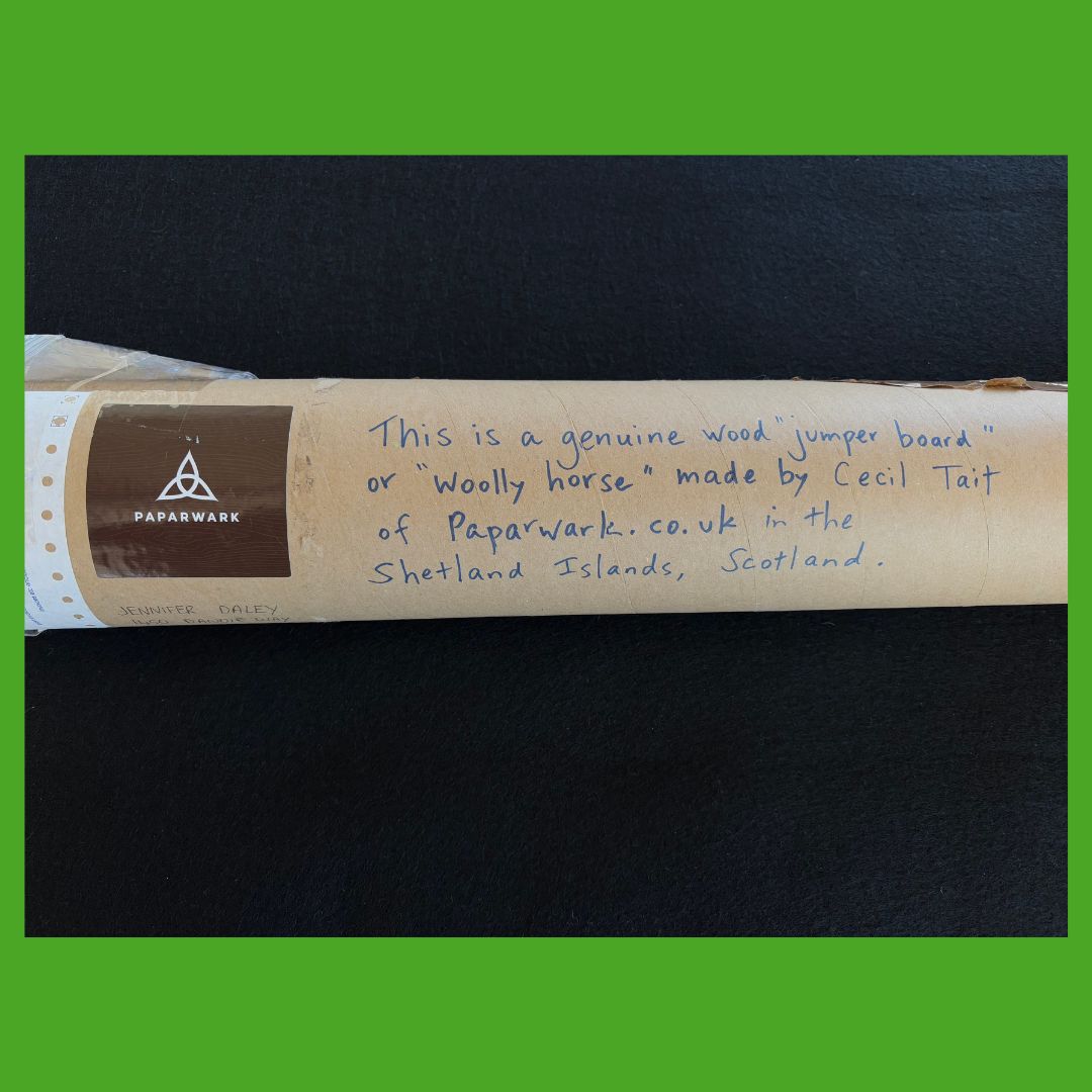 Traditional Shetland Wooden Jumper Board for Blocking Sweaters