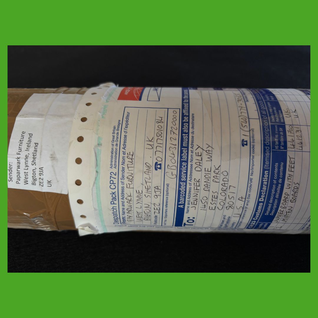 Traditional Shetland Wooden Jumper Board for Blocking Sweaters